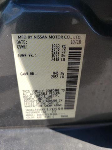 1N4BL4BV6KC120599 Nissan ALTIMA S
