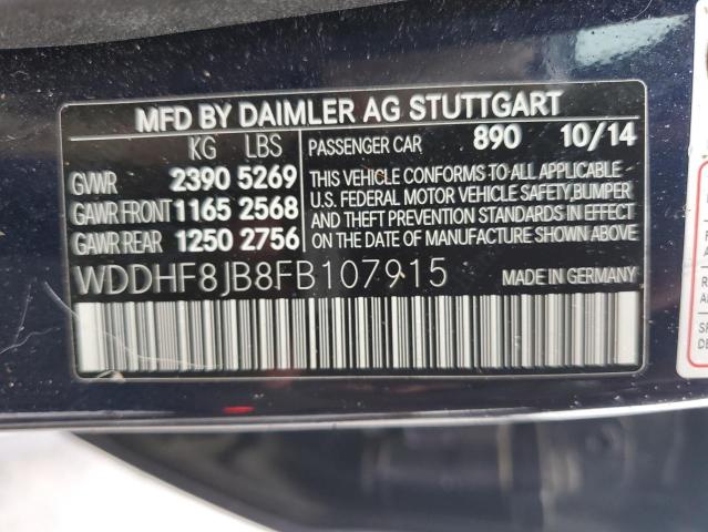 WDDHF8JB8FB107915 Mercedes-Benz E 350 4matic