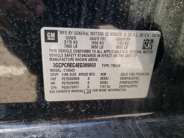 3GCPCREC4EG389693 Chevrolet Silverado C1500 Lt