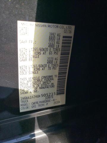 1N6BA1F24GN505215 Nissan Titan Xd Sl