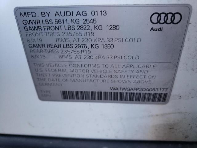 VIN WA1WGAFP2DA053177 2013 Audi Q5, Prestige no.12