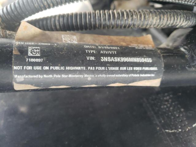 2021 POLARIS RZR TRAIL - 3NSASK996MN859455