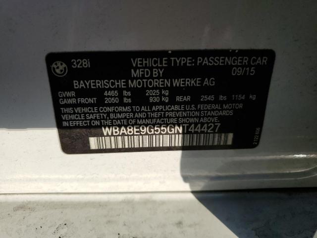 WBA8E9G55GNT44427 BMW 328 I Sulev