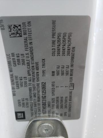 1GTH5BE31G1250662 GMC CANYON