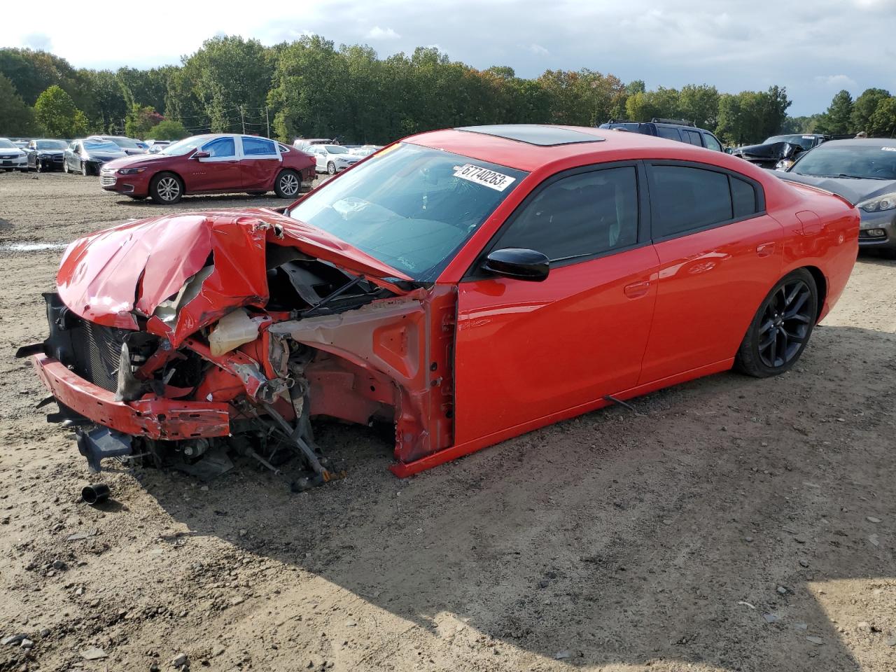 Lot #2952816748 2021 DODGE CHARGER SX