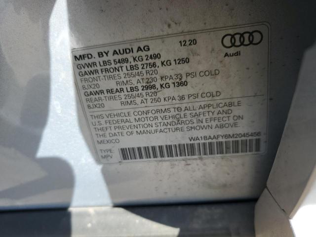 WA1BAAFY6M2045456 2021 AUDI Q5, photo no. 14