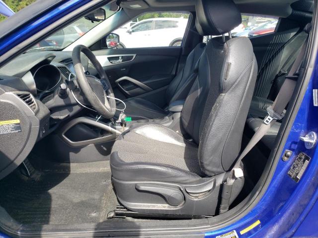 VIN: KMHTC6AD0CU061656 Auction: COPART Lot: 67302553 Location: PA - YORK HAVEN KMHTC6AD0CU061656 HYUNDAI VELOSTER 2012 BLUE Photo 7