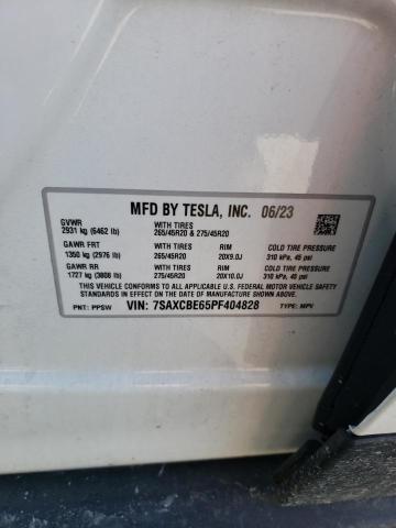 7SAXCBE65PF404828 | 2023 TESLA MODEL X