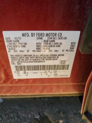 2FMTK4J84FBB48593 Ford EDGE SEL
