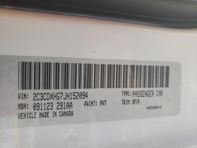 2C3CDXHG7JH152094 Dodge Charger Sxt Plus