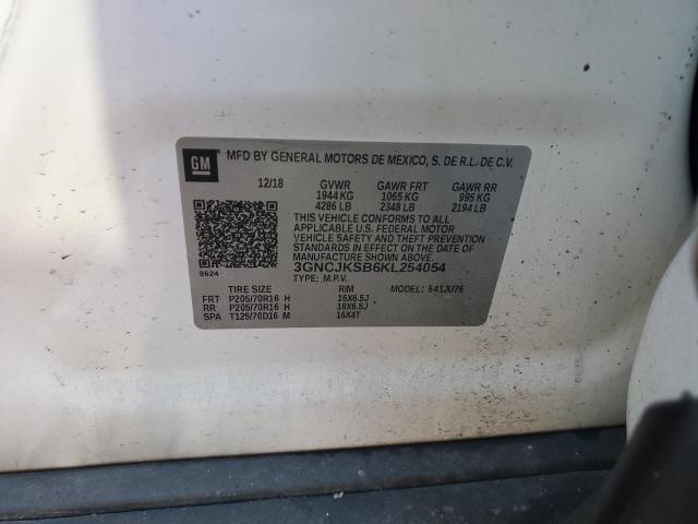 2019 CHEVROLET TRAX LS - 3GNCJKSB6KL254054