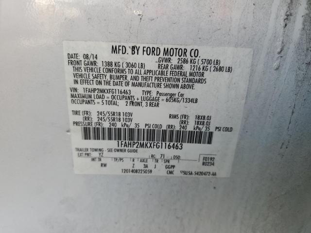 1FAHP2MKXFG116463 Ford Taurus Police Interceptor