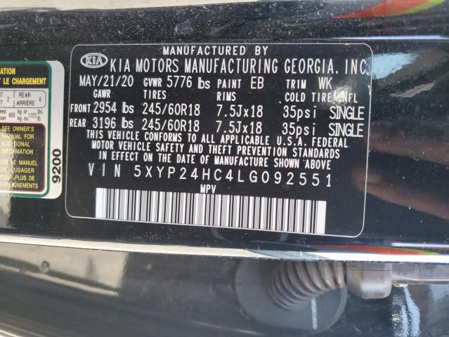 5XYP24HC4LG092551 KIA Telluride Lx