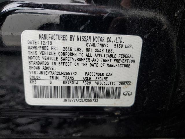 2020 INFINITI Q50 PURE - JN1EV7AR2LM255732