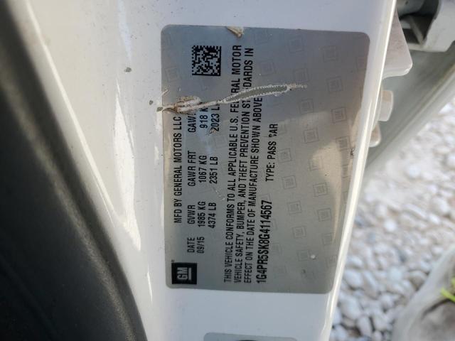 1G4PR5SK8G4114567 Buick Verano Convenience