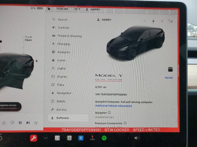 7SAYGDEF0PF599161 Tesla Model Y