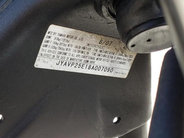 2008 YAMAHA XVS1300 CT JYAVP25E18A007090