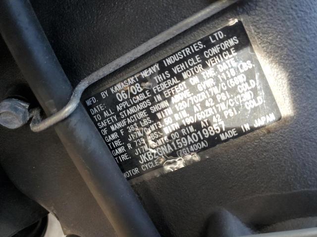 2009 KAWASAKI ZG1400 A - JKBZGNA159A019857