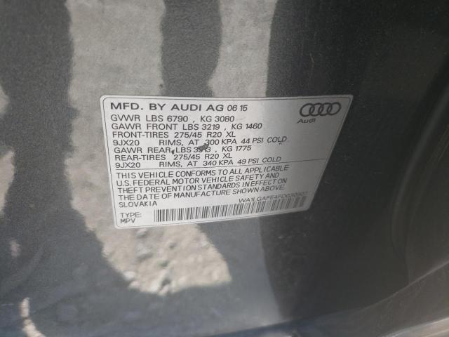 WA1LGAFE4FD030907 2015 AUDI Q7, photo no. 12