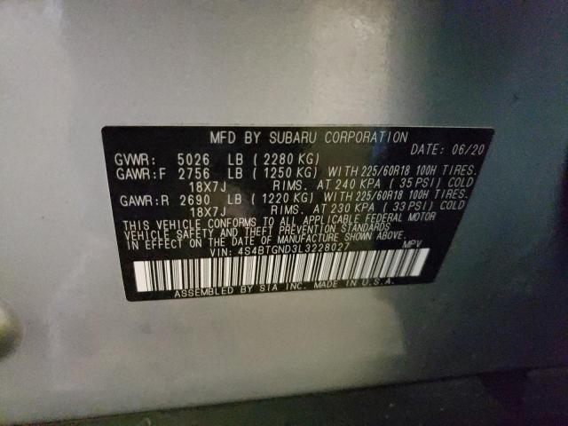 4S4BTGND3L3228027 Subaru Outback Limited Xt