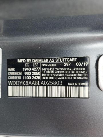 2020 MERCEDES-BENZ AMG GT C - WDDYK8AA8LA025803
