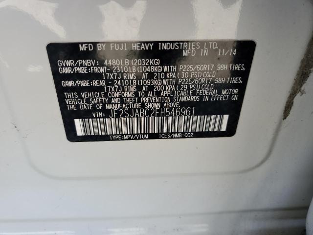 JF2SJABC2FH546961 Subaru Forester 2.5i