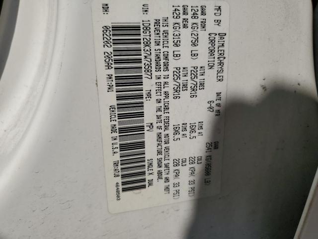 1D8GT28K37W735877 2007 Dodge Nitro Sxt