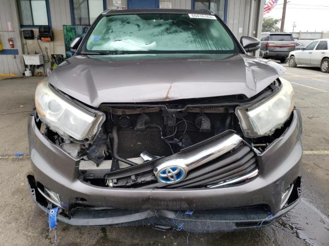 VIN 5TDDCRFH4FS007999 2015 Toyota Highlander, Hybri... no.5