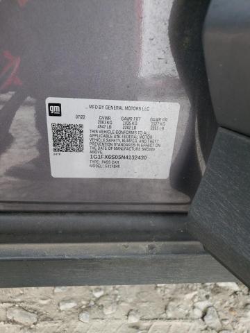 2022 CHEVROLET BOLT EV 2L 1G1FX6S05N4132430