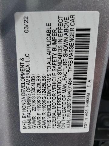 19UUB6F51NA001484 Acura TLX TECH A 13