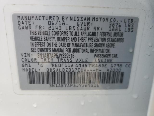 2018 NISSAN SENTRA S - 3N1AB7AP5JY329516