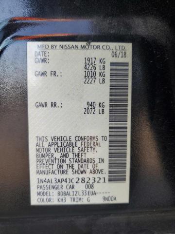 1N4AL3AP4JC282321 Nissan ALTIMA 2.5