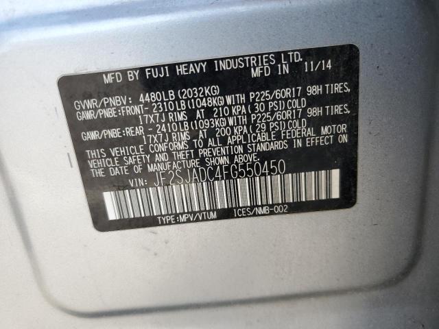 JF2SJADC4FG550450 Subaru Forester 2.5i Premium