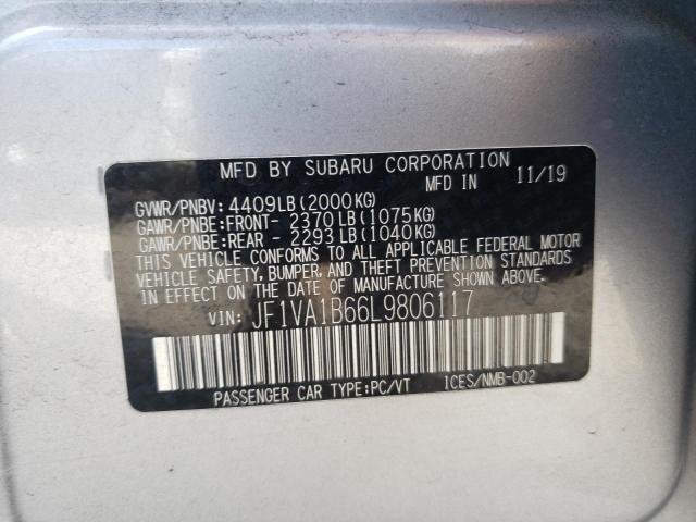 JF1VA1B66L9806117 Subaru Wrx Premium