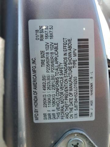 5J8TB4H52JL019293 Acura Rdx Technology