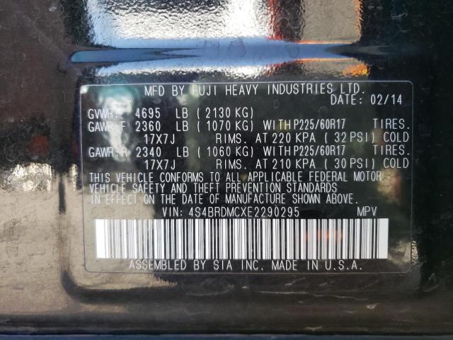 4S4BRDMCXE2290295 Subaru Outback 3.6r Limited