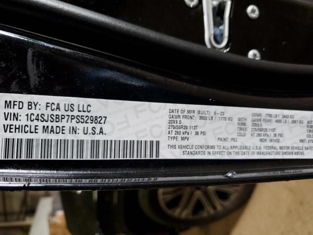 1C4SJSBP7PS529827 Jeep Wagoneer L Series Ii