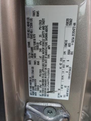 5LMCJ1A97FUJ32003 Lincoln MKC