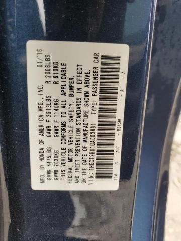 1HGCT2B01GA003881 Honda Accord Touring
