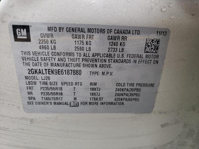 2GKALTEK9E6187880 GMC Terrain Slt