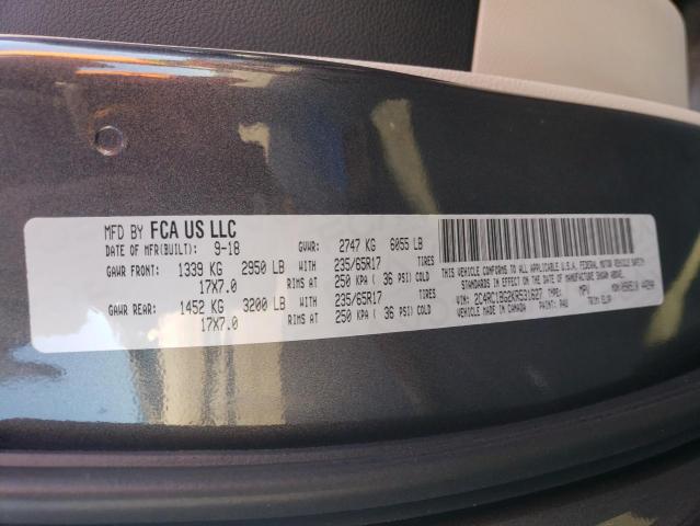 2C4RC1BG2KR531627 2019 CHRYSLER PACIFICA, photo no. 13