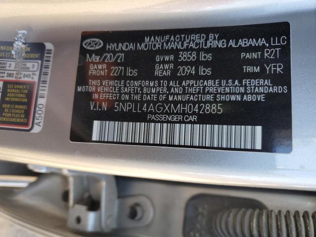 5NPLL4AGXMH042885 Hyundai Elantra SE 12