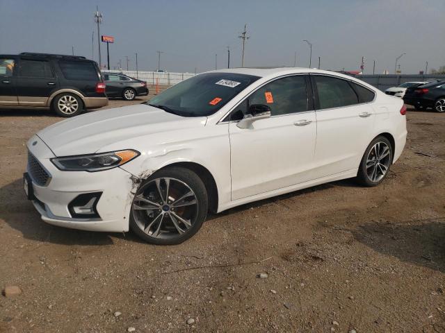 Lot #2339925525 2020 FORD FUSION TIT salvage car