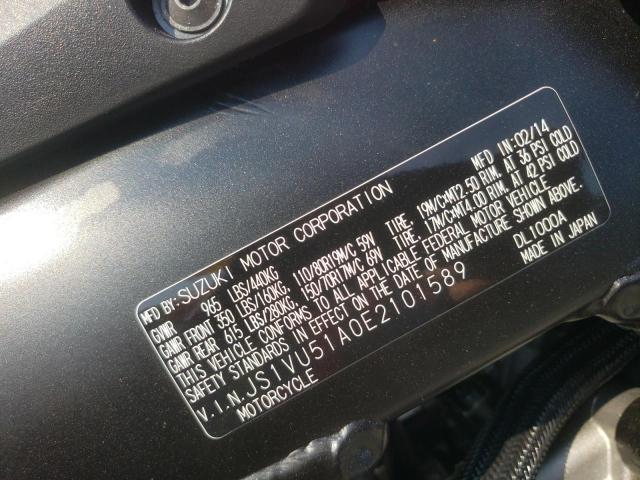2014 SUZUKI DL1000 - JS1VU51A0E2101589