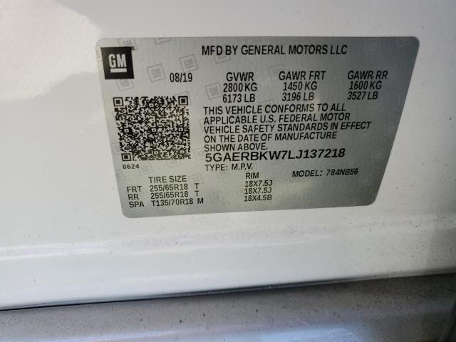 5GAERBKW7LJ137218 Buick Enclave Essence