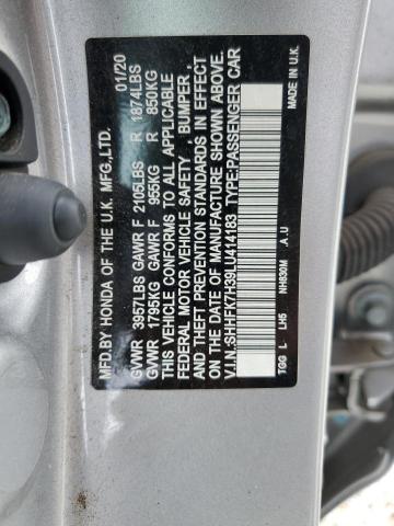SHHFK7H39LU414183 Honda Civic Lx