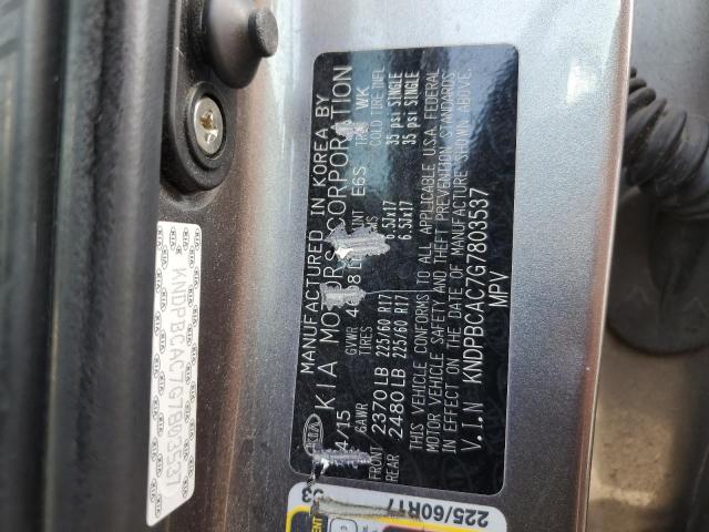 KNDPBCAC7G7803537 KIA Sportage Lx