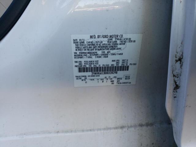 Image 12 of 2011 Ford Flex salvage vehicle - Lot #67845793 at Copart