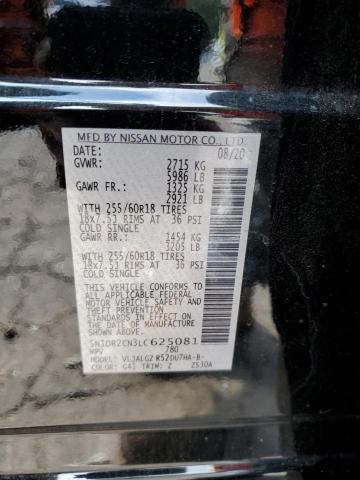 5N1DR2CN3LC625081 Nissan Pathfinder Sl
