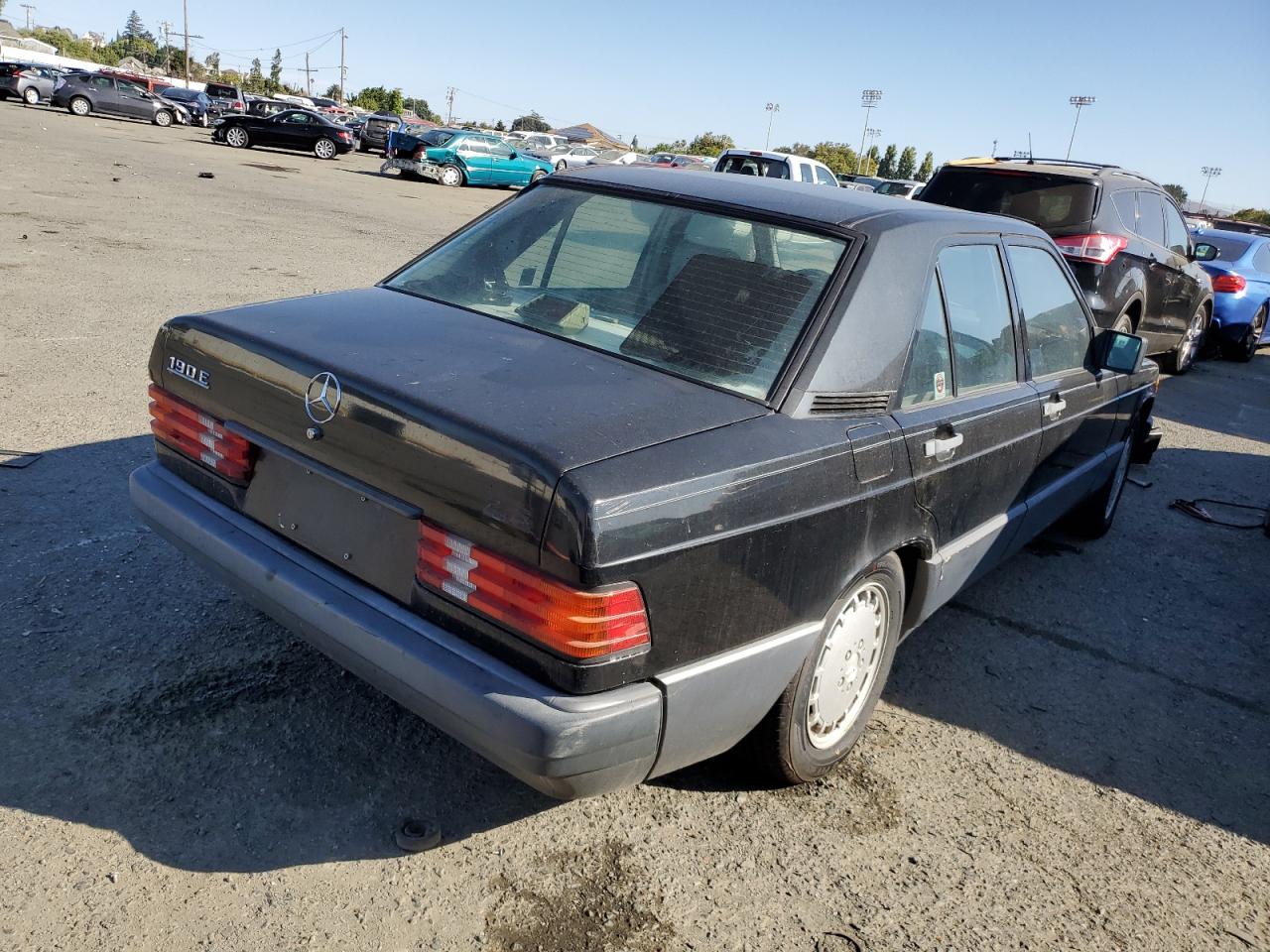 MERCEDES-BENZ 190 E 2.6 1989 charcoal sedan 4d gas WDBDA29D6KF628806 photo #4